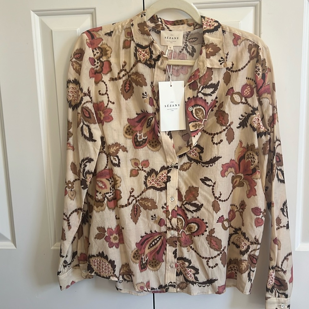 Sezane Pierro Shirt NWT